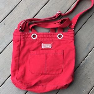Aeropostale red canvas bag, NWOT